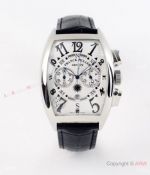 High Quality Copy Franck Muller Geneve Quartz Watches Men's White Dial